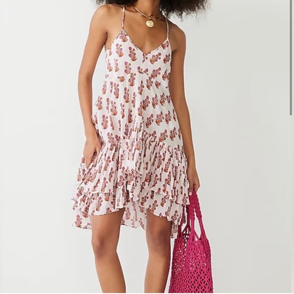 J. Crew Dresses & Skirts - J Crew Soft Gauze Cotton Tiered Beach Dress
